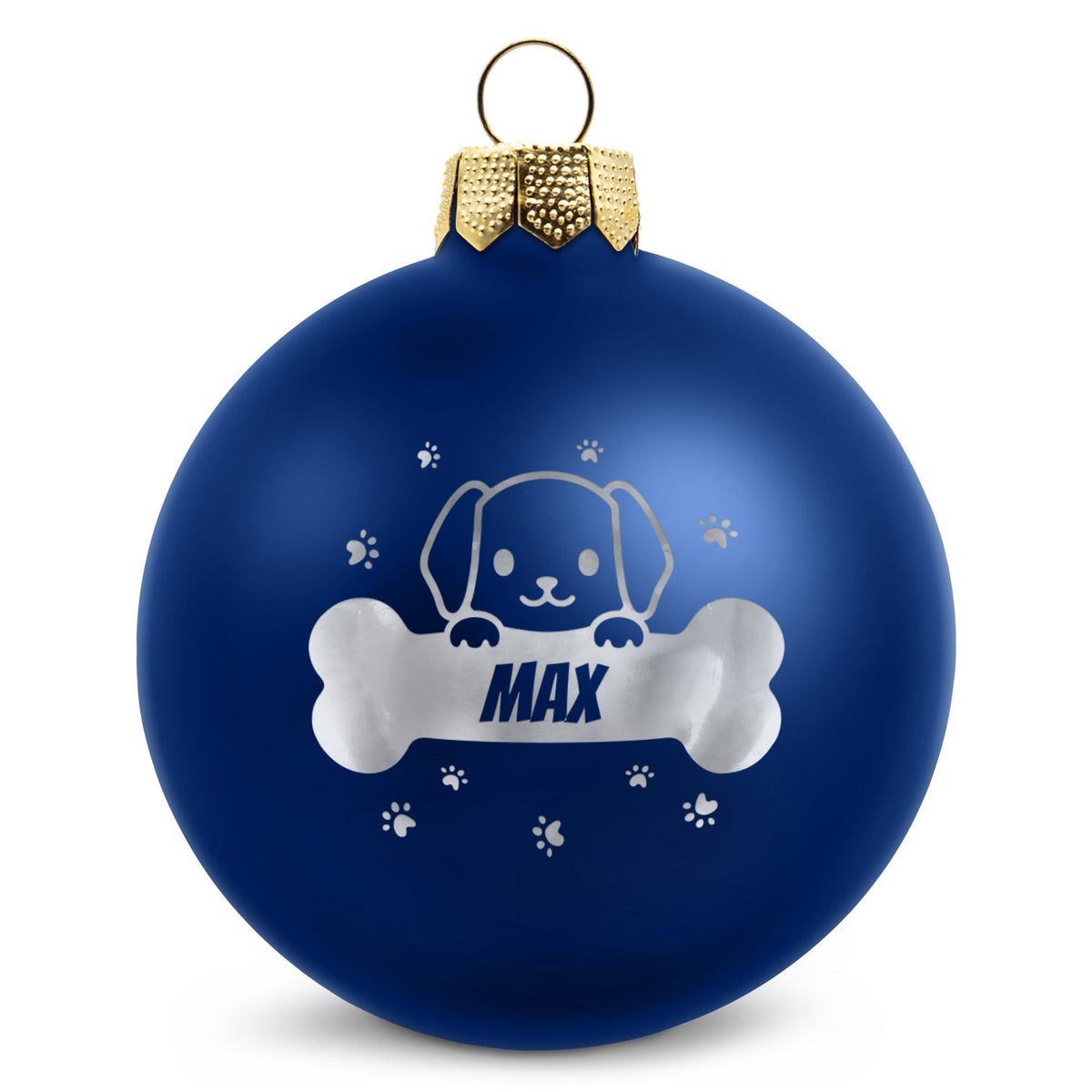 Gravierte Weihnachtskugel - Haustier - Hund & Katze