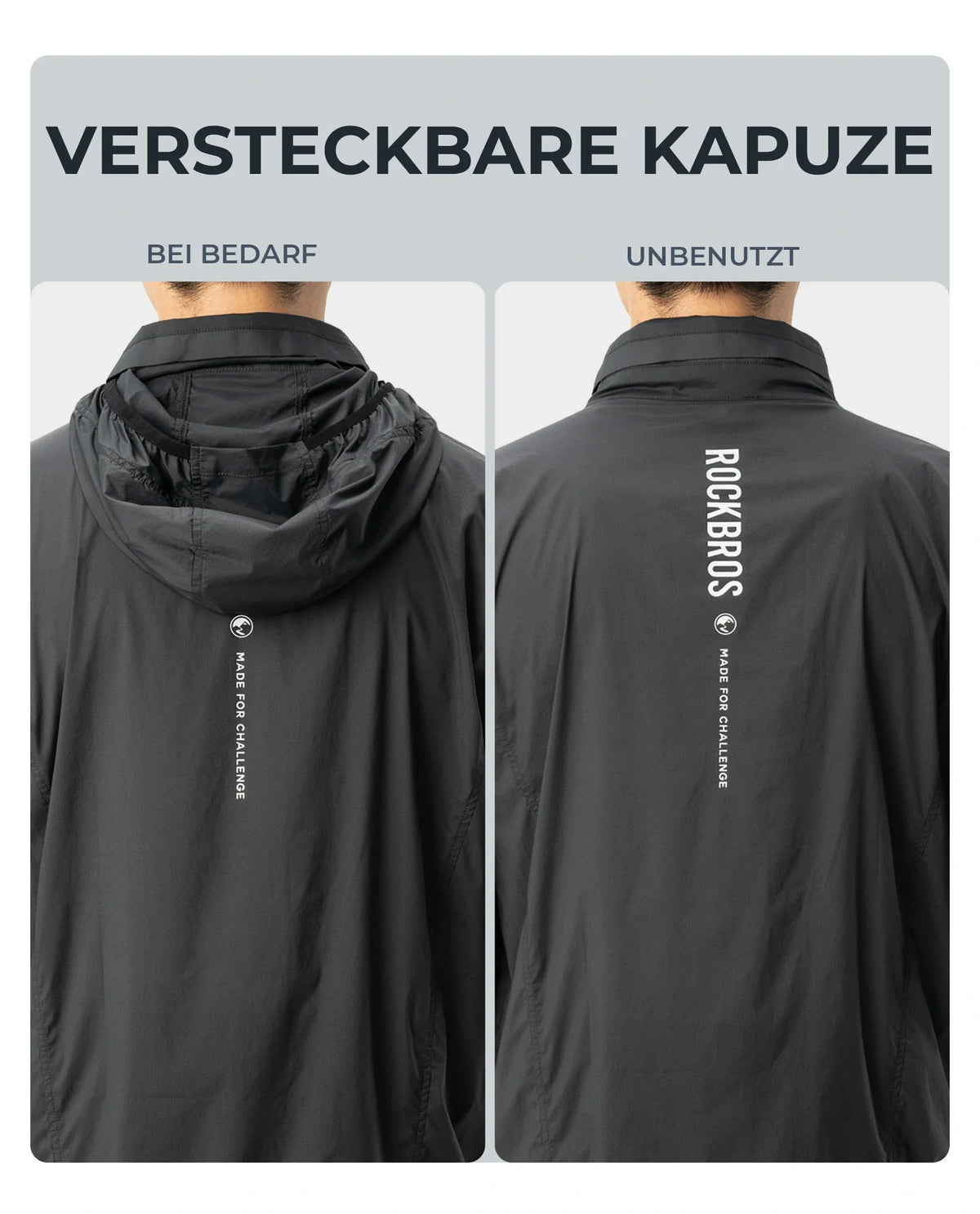 ROAD TO SKY Fahrradjacke Winddicht Atmungsaktiv für MTB & Rennrad