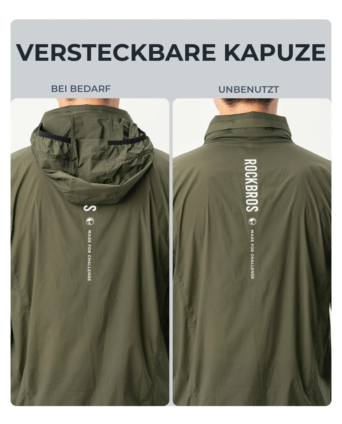 ROAD TO SKY Fahrradjacke Winddicht Atmungsaktiv für MTB & Rennrad