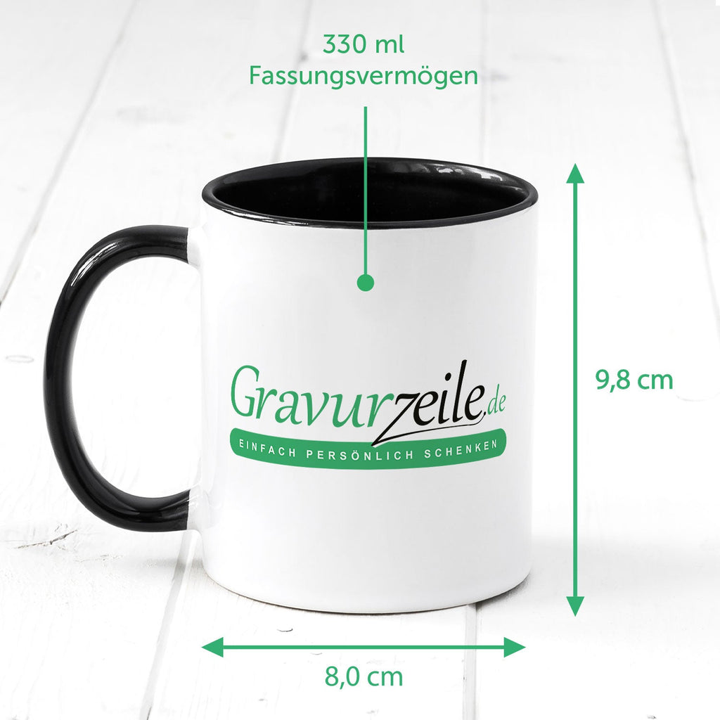 Bedruckte Tasse mit Weihnachtsmotiv im Merry Christmas Liebe Oma Design