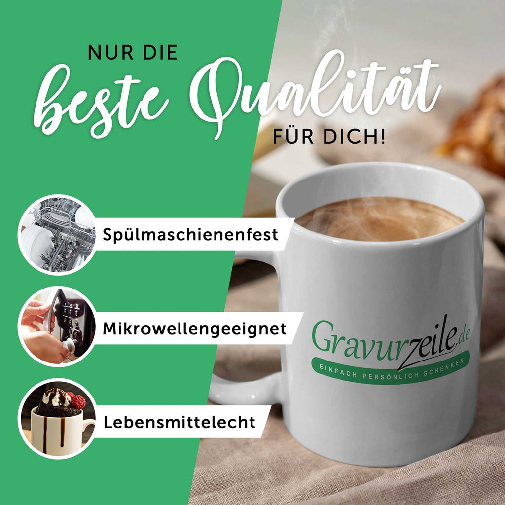 Bedruckte Tasse mit Weihnachtsmotiv im Merry Christmas Liebe Oma Design