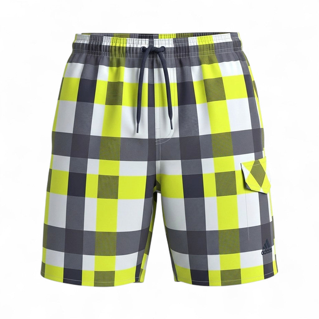 Adidas Badeshorts Kinder Karomuster