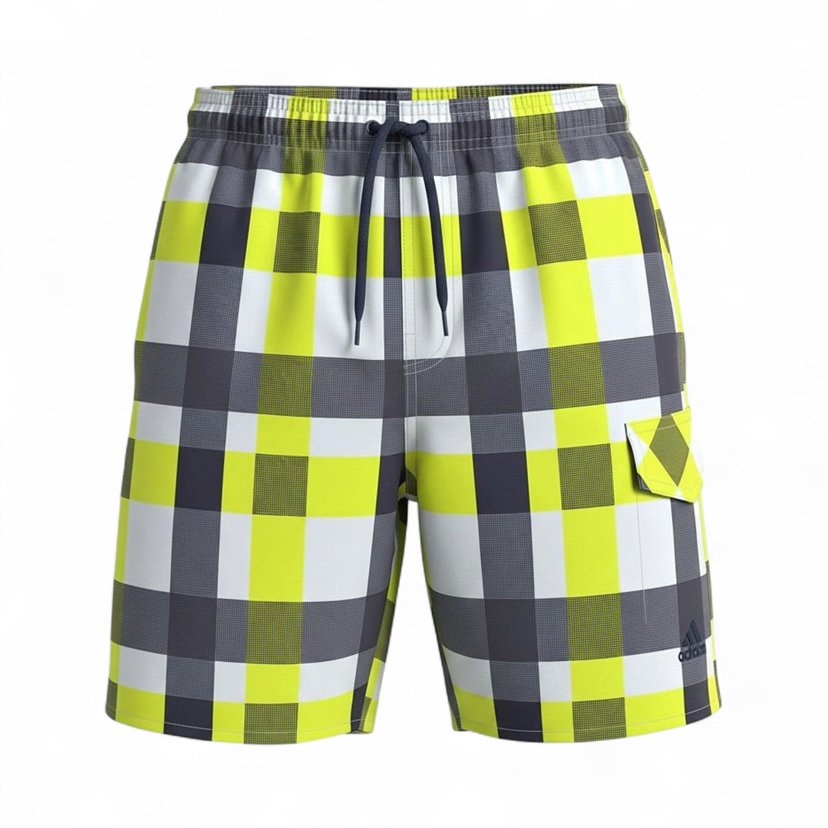Adidas Badeshorts Kinder Karomuster