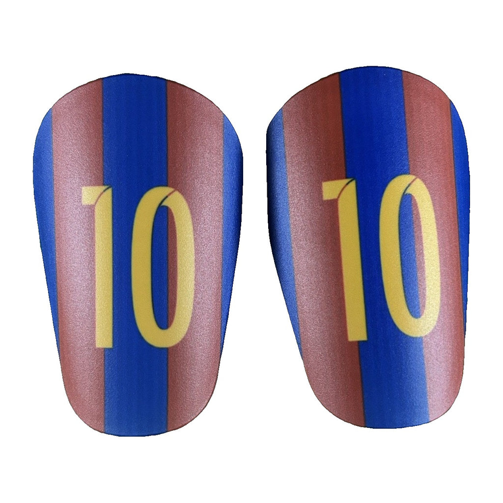 Mini-Schienbeinschoner Rot-Blau 10