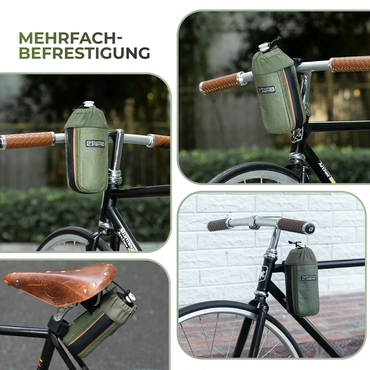 ROAD TO SKY Fahrrad-Wasserflaschentasche 0,8L